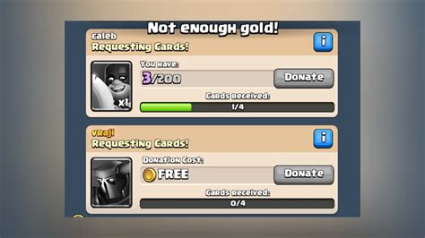 donation cost free clash royale|Apparently, I can't afford free donations .